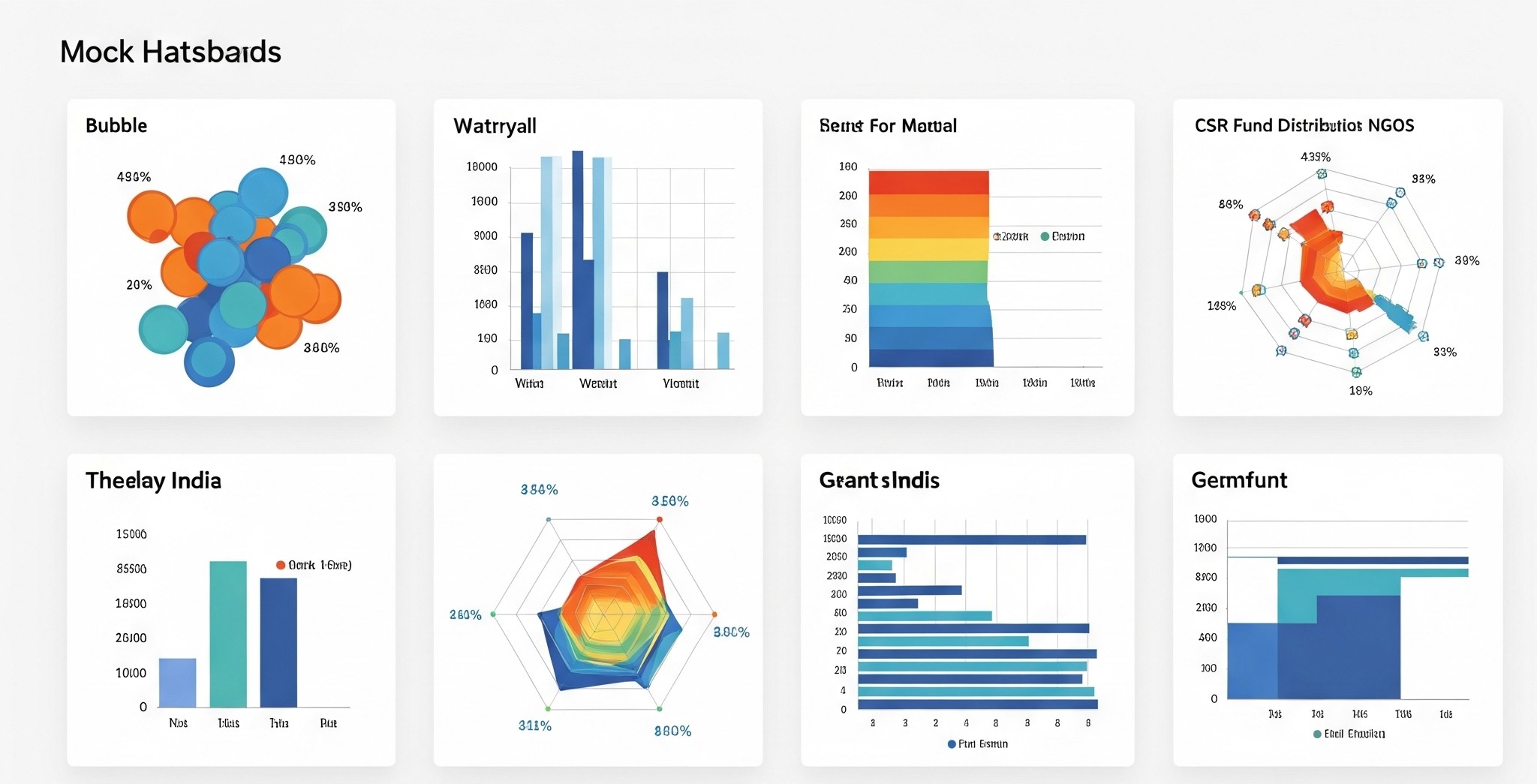 Additional chart preview demonstrating impact achieved through the ImpactX Bridge CSR-NGO matchmaking tool.